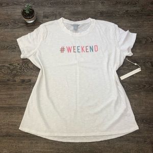 Caslon #weekend Graphic Tee